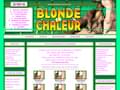 Blonde en chaleur
