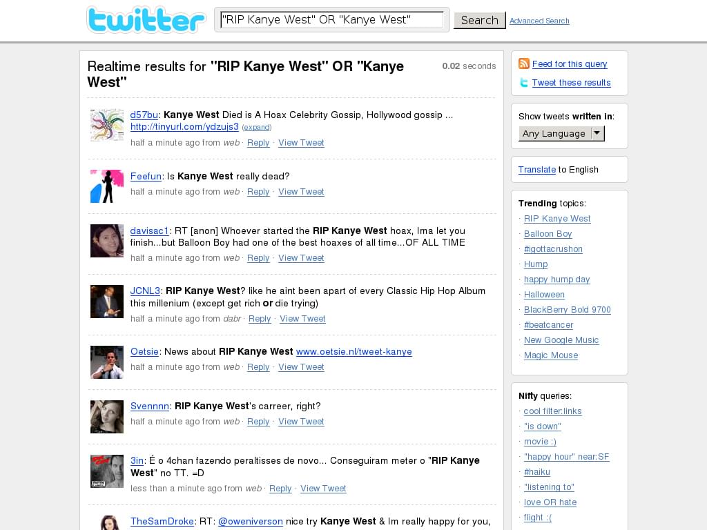 TPS: la recherche Twitter Géolocalisée 1024 TPS: la recherche Twitter Géolocalisée