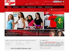 Aperçu de : Famous Tee shirt, grossiste en tee shirt vierge,