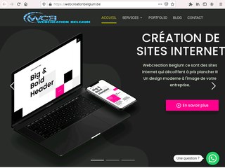 Création de site internet Belgique